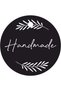 50 Pieces (4 Cm) Handmade Non-Adhesive Printed Label / Wedding Engagement Wedding Gift Label / Round - 4