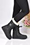 995 Women's Black Wool Inside Thermo Sole Snow Boots - 4