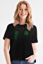 Flat Off Black Short Sleeve Women's T-shirt