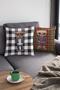 43x43cm Premium Thai Feather Woven Fabric Mr. Teddy Bear Double Sided Throw Pillow Pillow Case Krl894 - 6