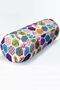 Colorful Mosaic Patterned Modern Digital Printed Suede Cylinder Pillow with Inner Filling - Waist Pillow