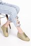 Genuine Leather Anatomical Sole Sports Shoes Ell.6839 - Green - 38 - 6