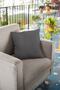 4-Piece 43x43cm Anthracite Thai Feather Upholstery Premium Fabric Decorative Double Sided Throw Pillow Cover Krl001 - 2