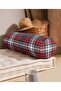 Modern Art Designed Digital Printed Inner Filled - Zippered Suede Armchair Cylinder Pillow Throw Pillow