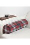 Modern Art Designed Digital Printed Inner Filled - Zippered Suede Armchair Cylinder Pillow Throw Pillow - 2