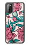 P13 Blue Max 128 Fuchsia Floral Design Glossy Phone Case