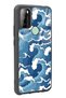 P13 Blue Max 128 حافظة هاتف لامعة بتصميم موجة زرقاء - 2