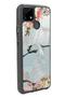 Oppo Realme C25 Glossy Phone Case with Watercolor Stork Design - 2