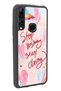 Huawei Y9 Prime Pink Motto Design Glossy Phone Case - 2