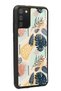 Samsung A-02S Glossy Phone Case with Retro Leaf Design - 2