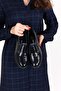Genuine Leather Anatomical Sole Comfortable Shoes Esfa.199100 Navy Blue Honeycomb - 3