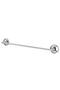 Stainless Brass Bathroom Accessory Set Bella Towel Holder-Robe Rack-Toilet Paper Holder - 4