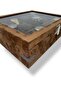Richbox 12-Piece Watch Box Suede Brown Decorative Corner Protected - 5
