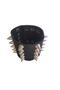 5 Row Long Spike Leather Bracelet (25 Spikes) - 3