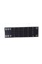 5 Row Long Spike Leather Bracelet (25 Spikes) - 4