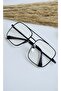 Teresa Unisex Square Rectangle Black Blue Light Protected Blue Block New Season Vintage Retro Goggles - 5