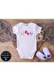 Heart-shaped Organic Printed Snap-Fastened Baby Bodysuit - 2