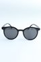 Marie Unisex Oval Round Black Matte New Season Vintage Uv400 Protected Sunglasses - 4