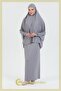 Cotton Two Pieces Sleeves Prayer and Umrah Dress