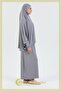 Cotton Two Pieces Sleeves Prayer and Umrah Dress - 2