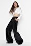 Limited Edition Black Velvet Trousers TPRAW23PL00017