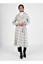 Belt Detailed Patterned Cap - Ecru - - 3