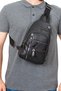 Women's Black Waterproof Vegan Leather Cross Shoulder Bag Body Bag 18Cmx27Cm) - 2