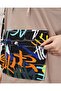 Women's Sleeves Printed Hooded Stylish Color Detailed Tracksuit Set - 3