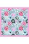 60*60 Cm Shelf Silk Lover Patterned Bandana
