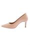 Women's Pointed Toe Low-Cut Heeled Shoes Nude 2191112821 - 3