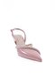 2101-22y Women's Crystal Stone Pointed Toe Heeled Shoes - 4