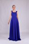 Women's Square Neck Sleeveless Maxi Length Evening Dress - 5