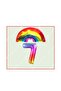 Rainbow Themed 7Th Birthday Party Set
