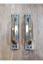 (2 قطعة) نوبل إليف سحب البيفيرين أصفر - مقبض باب من الساتان 17.5 × 4 سم للأبواب المنزلقة والسحب - 7