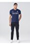 Polo Collar Navy Blue Men's Polo T-shirt T-elyes - 3