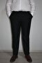 My Friend Men's Black Wide Cut Fabric Trousers
