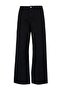 Antrasit Yüksek Bel Nervürlü Geniş Kesim Jeans TBBAW23CJ00013 - 15