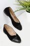 Black Daily Women's Ballerina Shoes - 2