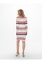 Onlfleur Skırt Knt Jacquard Color Block Knitwear Skirt with Elastic Waist - 6