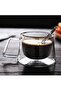 Double Wall Cup, Heat Resistant Cup, Coffee Cup, Transparent Wall Cup, - 3