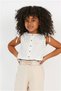 Girl's Polka Dot Buttoned Front Blouse - 5