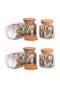 6-Piece Jar with Lid 500 ml Fma05224 - 2