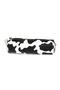 Pencil Case Cow Square Design Vegan Leather (Pencil Holder and Makeup Bag) - 5