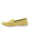 Women's Casual Shoes Yellow Suede Genuine Leather - 3