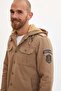Hooded Slim Fit Seasonal Thin Coat - 3