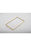 25x15cm Brass Gold Covered Glass Promise Engagement Serving Kitchen Ring Presentation Tray Groom Coffee Organization - 6
