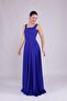 Women's Square Neck Sleeveless Maxi Length Evening Dress - 2