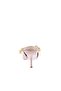 Women's Pointed Toe Chain Accessory Thin Heeled Shoes Dark Nude 285621085 - 4