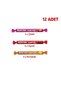Tofita Yumiyum 12-Pack Assorted Pack (Strawberry, Orange, Cherry)