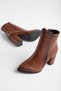 Women's Brown Bueno Pointed Toe Boots - 3